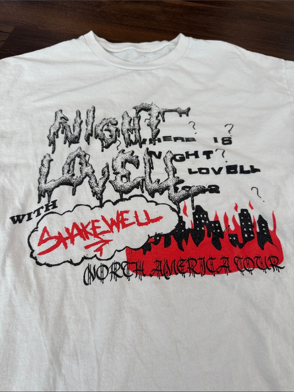 2022 Night Lovell North America Tour T-shirt